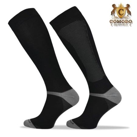 Podkolanówki jeździeckie COMODO SJB – czarne