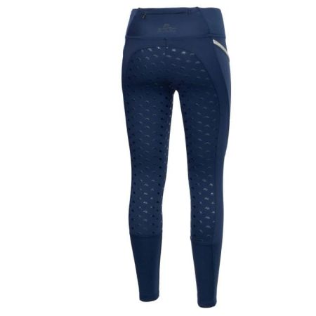 Legginsy START PrestonFullGrip damskie granatowe tył.jpg