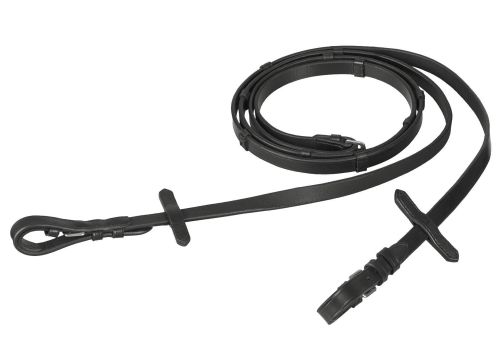 Przejdź do produktu Wodze START skórzane ze stoperami czarne