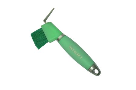 Kopystka z szczotką START z żelową rączką zielona.jpg