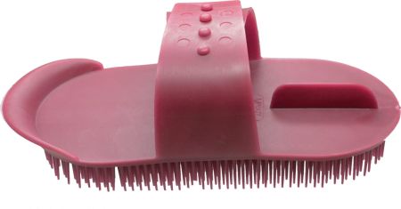 Zgrzebło igiełkowe V-PLAST Duże bordo 18 cm.jpg