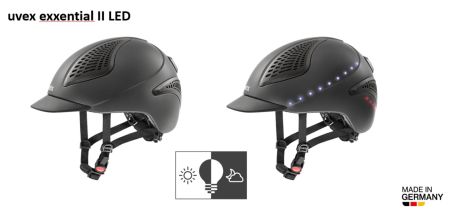 Kask UVEX Exxential II LED antracytowy matowy