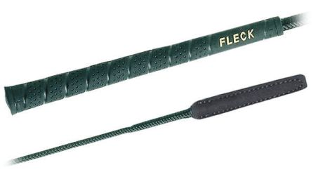 Bat ujeżdżeniowy FLECK ze skórzanym zakończeniem giętki czarny.jpg