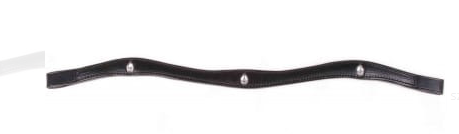 Przejdź do produktu Naczółek DAW-MAG profilowany z kamieniami "Swarovski" czarny 15061