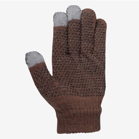Rękawiczki jeździeckie Perri Touch-Screen Magic ciemnobrązowee.jpg