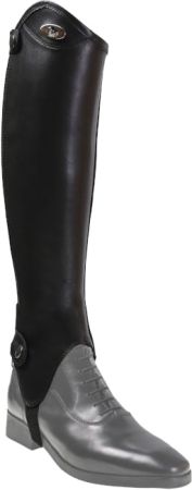 Czapsy HIPPICA Classic Fit skórzane czarne