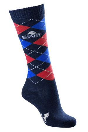 Skarpety START Check granatowe.jpg