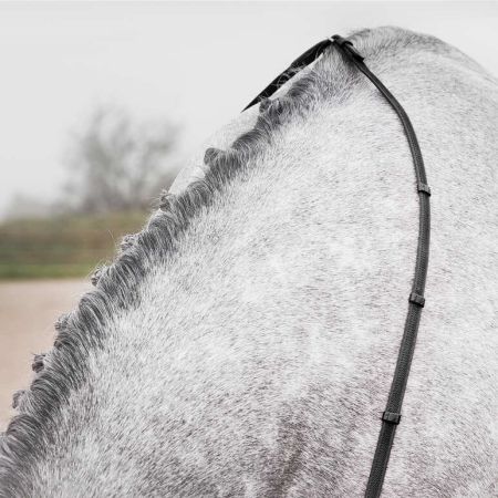 Wodze HORZE z taśmą gumowaną ze stoperami czarne1.jpg