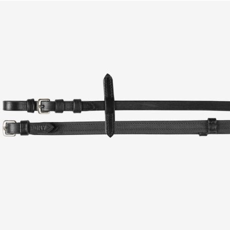 Wodze HORZE z taśmą gumowaną ze stoperami czarneee.jpg