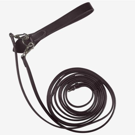 Wodze HORZE ściągające Sparta ciemnobrązowee.jpg