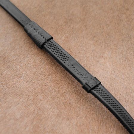 Wodze HORZE gumowane z miękkim uchwytem czarne e.jpg