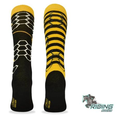 Podkolanówki jeździeckie SJBW - Plastry Miodu2.jpg