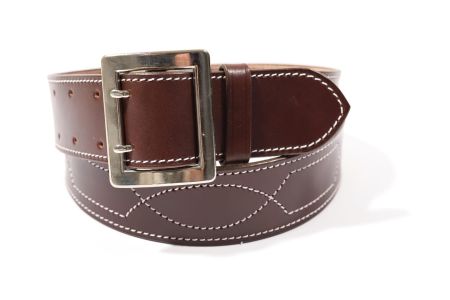 PK Pasek Oficerski szyty brązowy.JPG