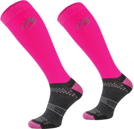 Podkolanówki jeździeckie techniczne COMODO SJMT -hot pink.png