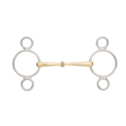 Przejdź do produktu Wędzidło STÜBBEN 2482 Wielokrążek 1x łamane Sweet Copper 