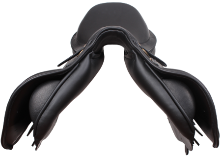 Siodło skokowe KENTAUR Naxos czarne - poduszki wełniane3.png