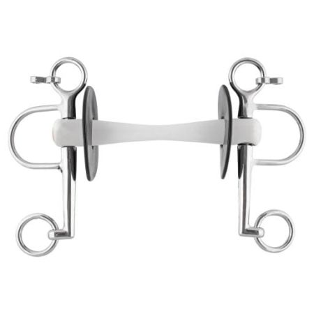 Pelham prosty NATHE 20mm Termoplastik, czanki 7cm.jpg