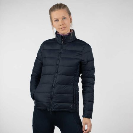 Kurtka HORZE damska lekko ocieplana klubowa Alicia ciemnogranatowa.jpg
