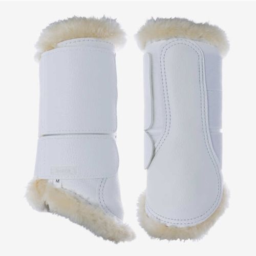 Przejdź do produktu Ochraniacze przód HORZE Signature sheepskin  białe