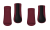 Ochraniacze MATTES HI-PRO burgundowo-czarne przód + tył.png