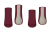 Ochraniacze MATTES HI-PRO burgundowo-szampańskie przód + tył.png