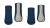 Ochraniacze MATTES HI-PRO niebiesko-szampańskie przód + tył.png