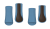 Ochraniacze MATTES HI-PRO kometowy niebieski-brązowe przód + tył.png
