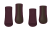 Ochraniacze MATTES HI-PRO jeżynowo-brązowe przód + tył.png