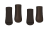 Ochraniacze MATTES HI-PRO brązowo-brązowe przód + tył.png