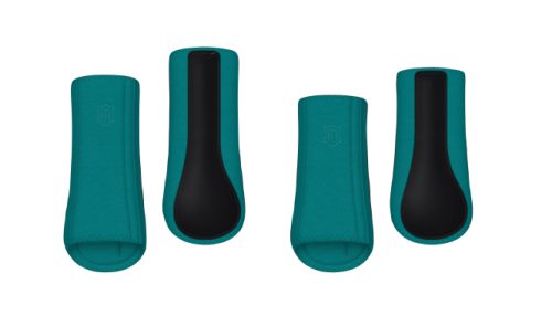 Przejdź do produktu Ochraniacze MATTES Hi-Pro Fleece polarowe petrol