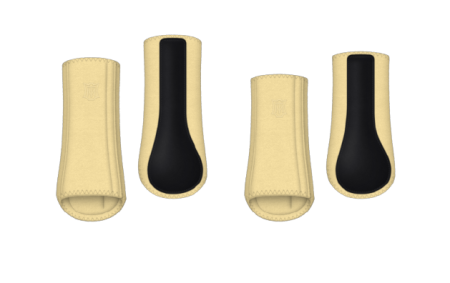 Ochraniacze MATTES HI-PRO cytrynowo-czarne przód + tył.png