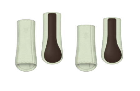 Ochraniacze MATTES HI-PRO metalowo-brązowe przód + tył.png