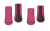 Ochraniacze MATTES HI-PRO orchideowo-brązowe przód + tył.png