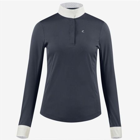 Koszulka konkursowa HORZE damska Blair długi rękaw granatowa.jpg