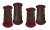 Ochraniacze MATTES Professional burgundowo brązowe.png