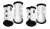 Ochraniacze MATTES Professional czarno białe.png