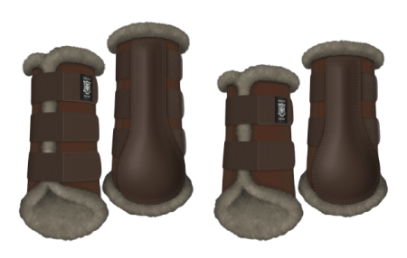 Ochraniacze MATTES Professional khaki brązowe.png