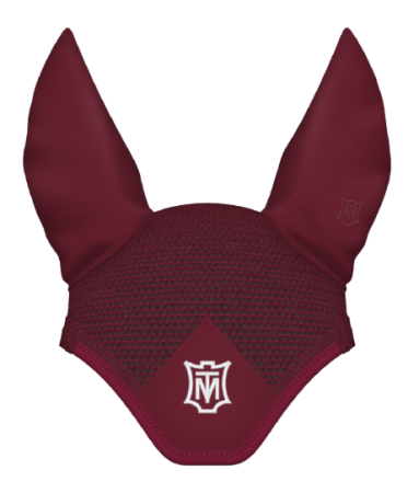 Nauszniki MATTES burgundowy z burgundową lamówką z łatą z logo.png