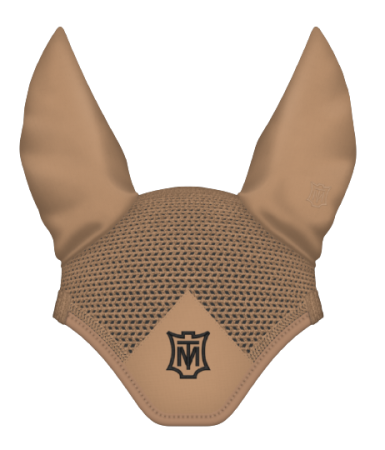 Nauszniki MATTES piaskowe z piaskową lamówką z łatą z logo.png