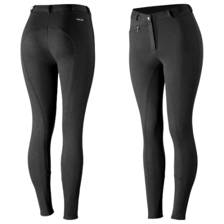 Bryczesy HORZE Active damskie z pełnym lejem silikonowym czarne.png