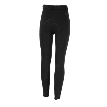 Bryczesy HORZE Active dziecięce z pełnym lejem silikonowym czarne.png