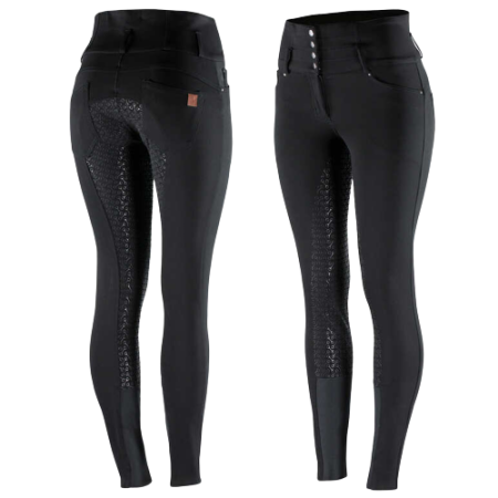 Bryczesy HORZE Tara damskie z pełnym lejem silikonowym czarne.png