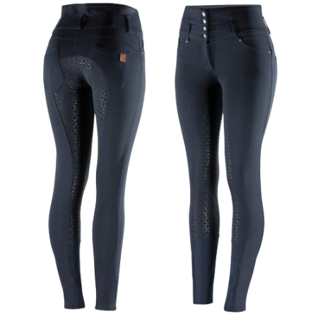 Bryczesy HORZE Tara damskie z pełnym lejem silikonowym granatowe.png