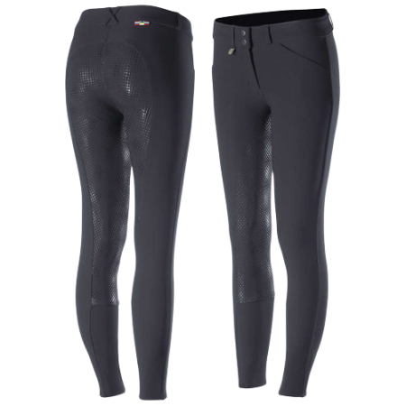 Bryczesy HORZE Grand Prix dziecięce ciemnoniebieskie.png