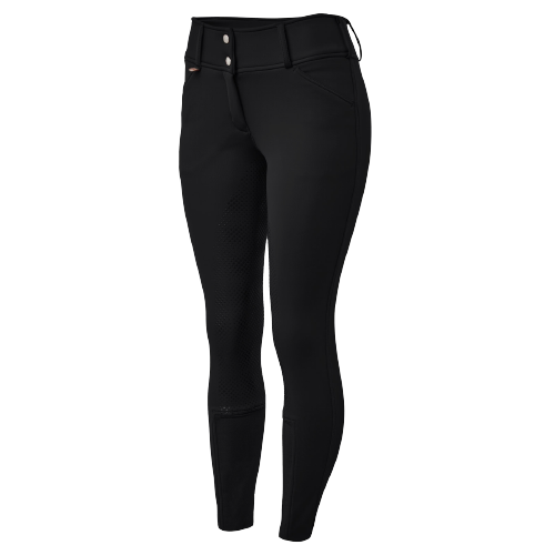 Przejdź do produktu Bryczesy HORZE Grand Prix Thermo Softshell damskie czarne