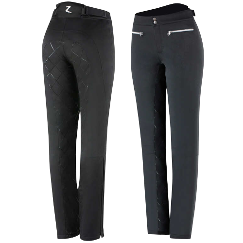 Przejdź do produktu Bryczesy HORZE Adeline damskie z silikonowym lejem i wypełnieniem czarne