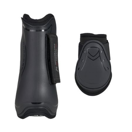 Ochraniacze HORZE Armour Airflow komplet czarne.png