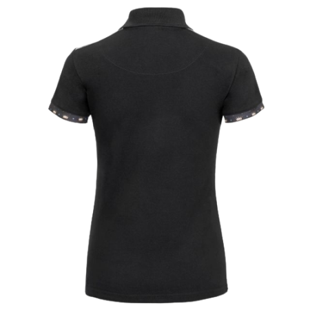 Koszulka polo EQ.QUEEN Luna 22SS damska czarna