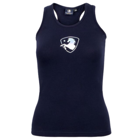 Koszulka box EQ.QUEEN Martha2.0 22SS damska granatowa