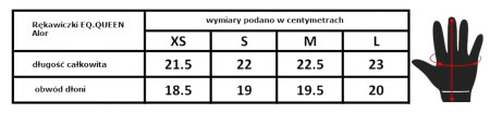 Rękawiczki EQ.QUEEN Alor czarne